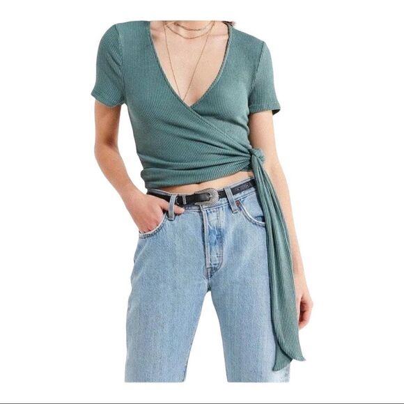Urban Outfitters Medium Project Social T Wrap Top - Picture 2 of 6